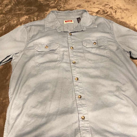 Light blue Wrangler short sleeve - Picture 2 of 8